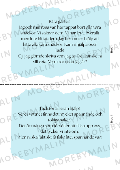 Kalaspaket - Tema Under vattnet 4 - 7 år