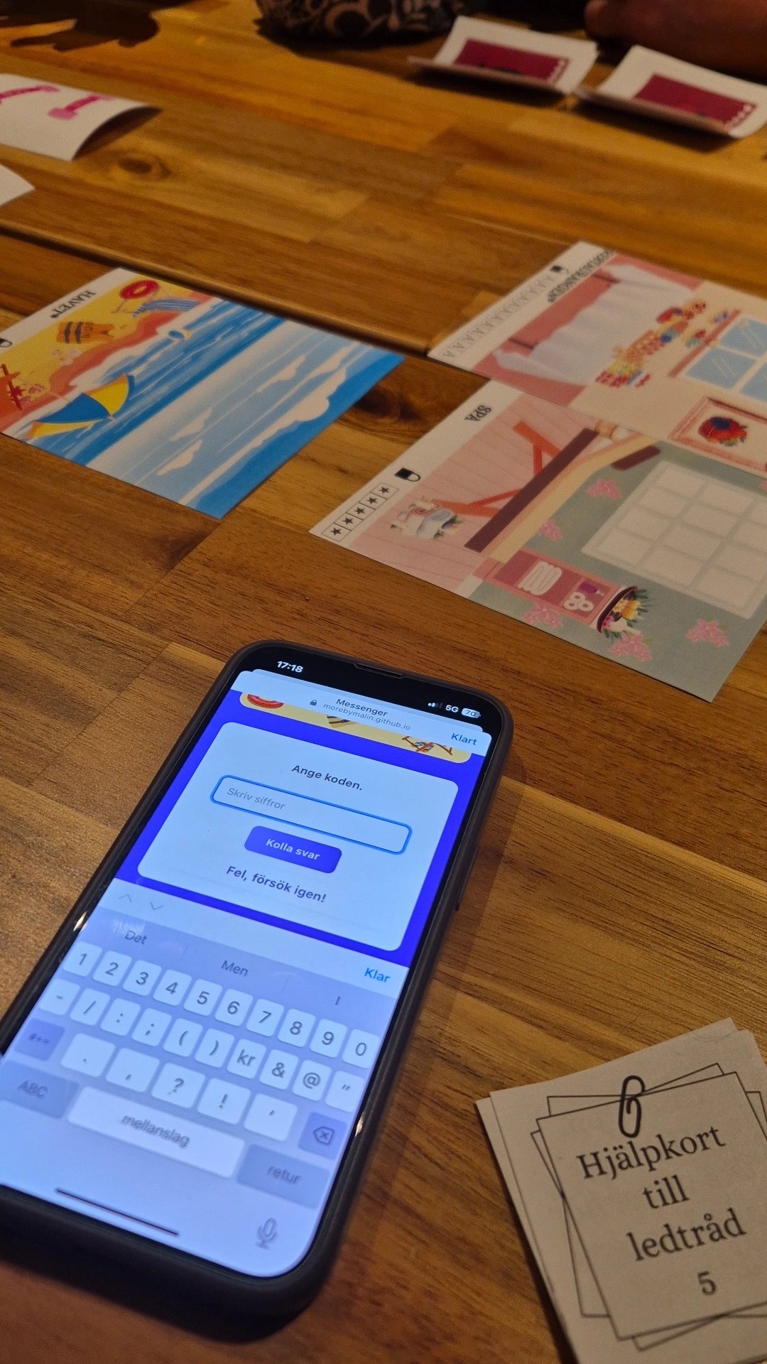 Escape game- Advent med familjen Juliusson